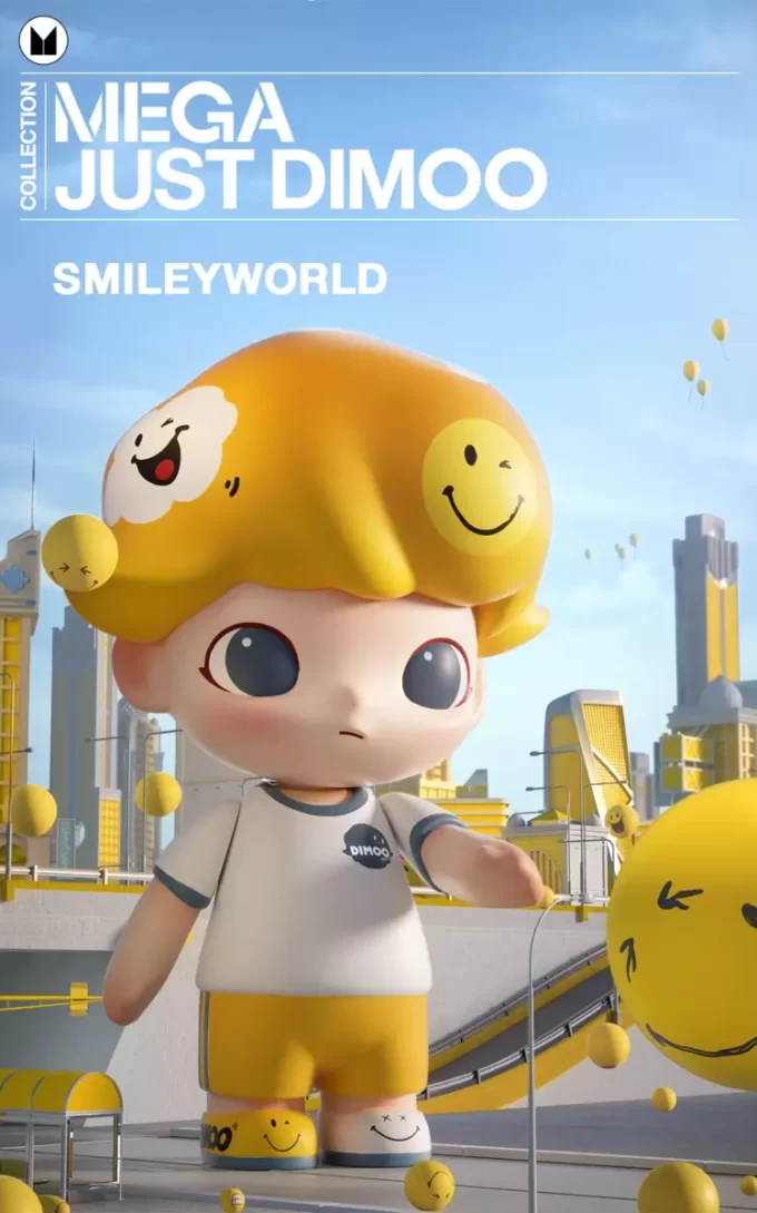 ΜΕΓΑΛΗ ΣΥΛΛΟΓΗ 1000% JUST DIMOO × SmileyWorld