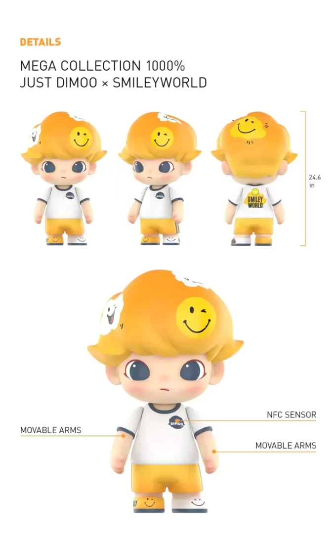 ΜΕΓΑΛΗ ΣΥΛΛΟΓΗ 1000% JUST DIMOO × SmileyWorld