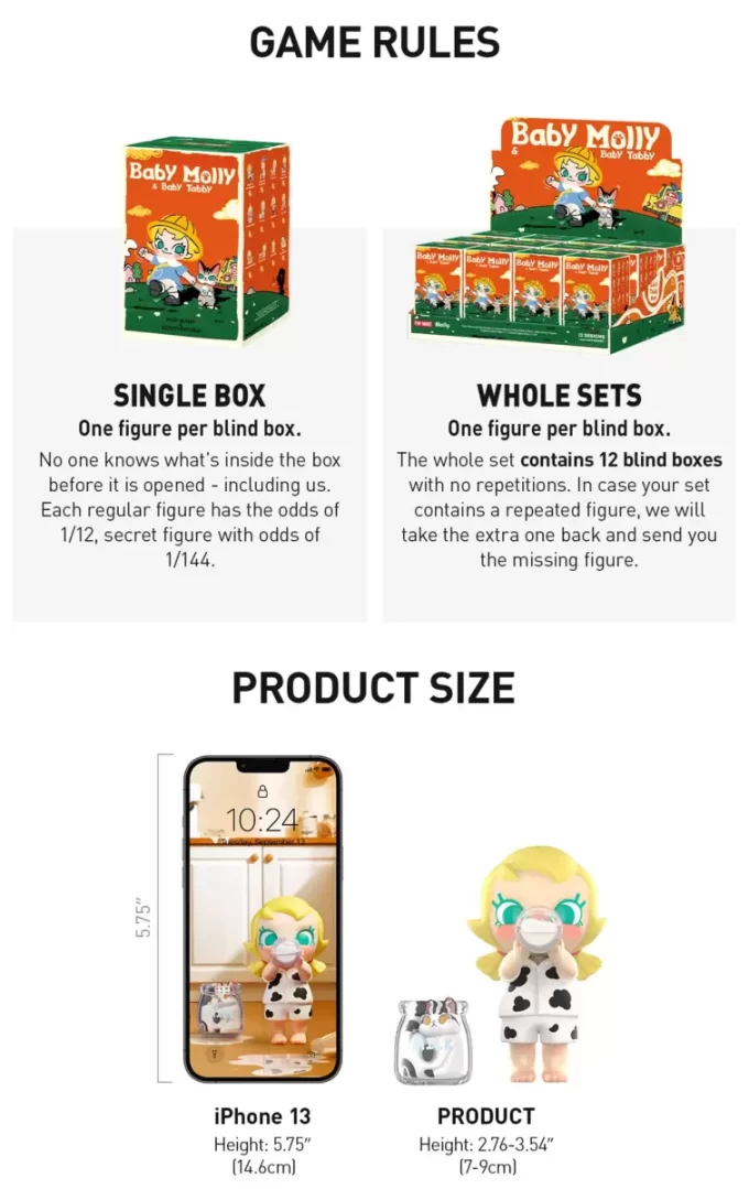 Φιγούρες Baby Molly & Baby Tabby Series