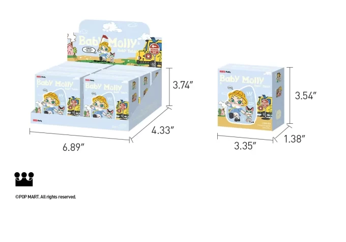 Baby Molly & Baby Tabby Series – Κουτί με μαγνήτη ψυγείου για στόρι