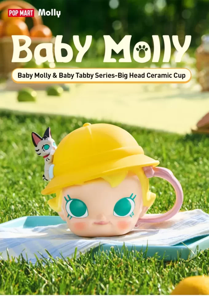 Baby Molly & Baby Tabby Series – Κεραμικό Κύπελλο με Μεγάλη Κεφαλή