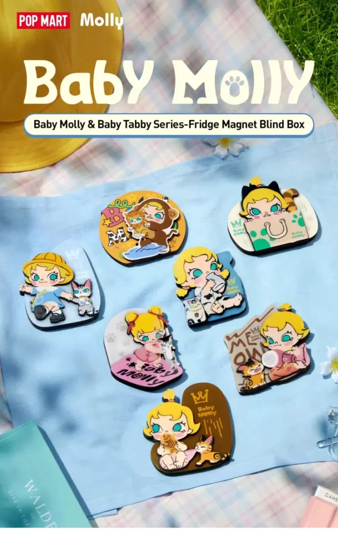 Baby Molly & Baby Tabby Series – Κουτί με μαγνήτη ψυγείου για στόρι