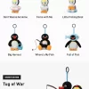 Baby Molly × Pingu Happy Fishing Series – Βινυλικό Κουτί με Λούτρινα Σκουλαρίκια
