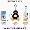 Baby Molly × Pingu Happy Fishing Series – Βινυλικό Κουτί με Λούτρινα Σκουλαρίκια