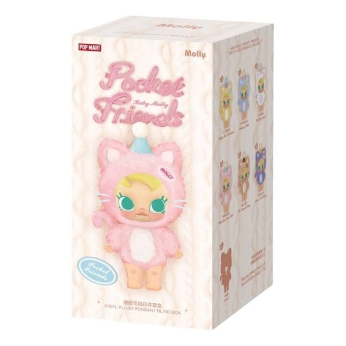 Λούτρινο Κρεμαστό Βινύλιο Baby Molly Pocket Friends με Σφραγισμένη Θήκη (1 Κουτί Στόιντ)