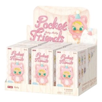 Λούτρινο Κρεμαστό Βινύλιο Baby Molly Pocket Friends με Σφραγισμένη Θήκη (6 Κουτιά Τυφλά)
