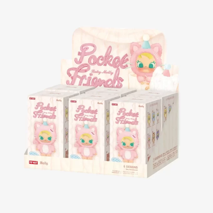 Baby Molly Pocket Friends Series – Λούτρινο Κουτί με Στόρια από Βινύλιο