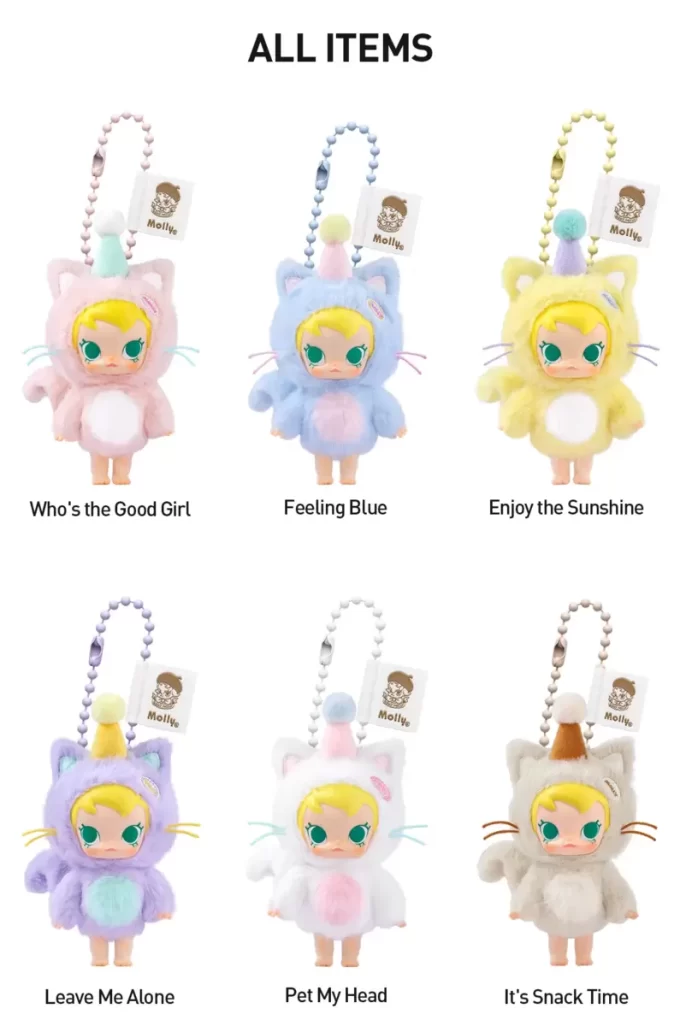 Baby Molly Pocket Friends Series – Λούτρινο Κουτί με Στόρια από Βινύλιο