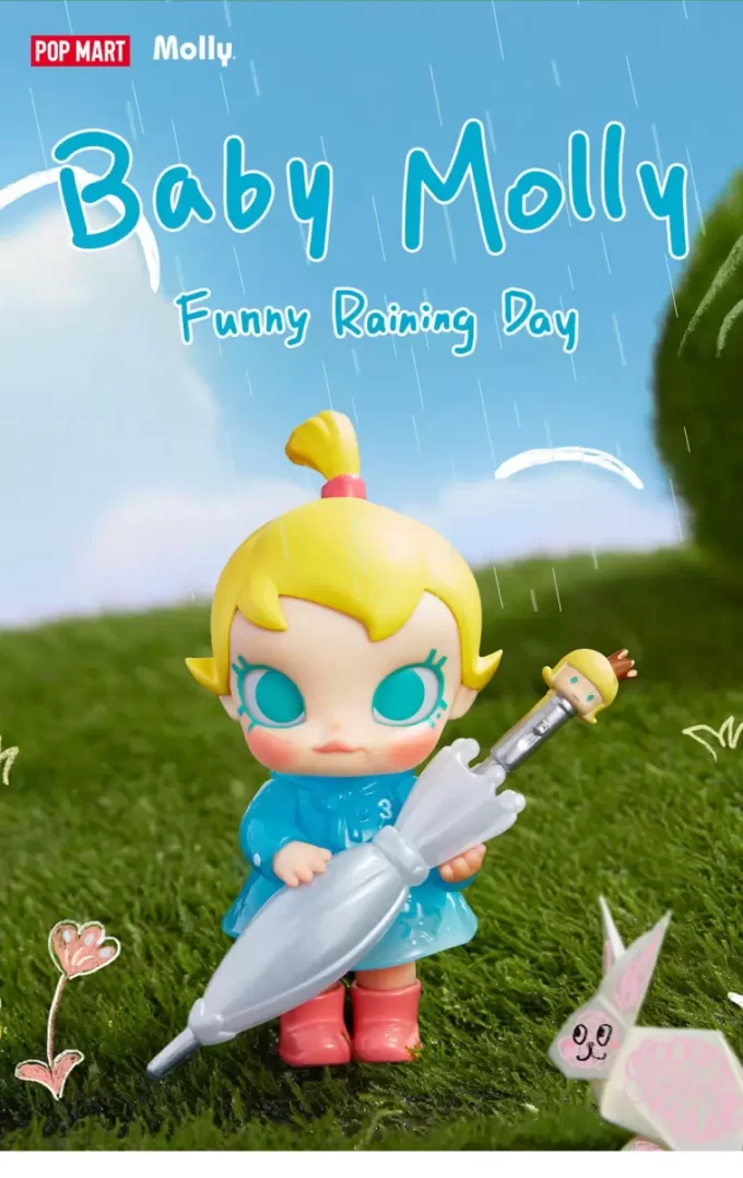 Αστεία φιγούρα Baby Molly Rain Day