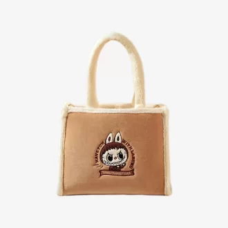 Σειρά τσαντών Classic – Πλούσια τσάντα Tote LABUBU (Καφέ)