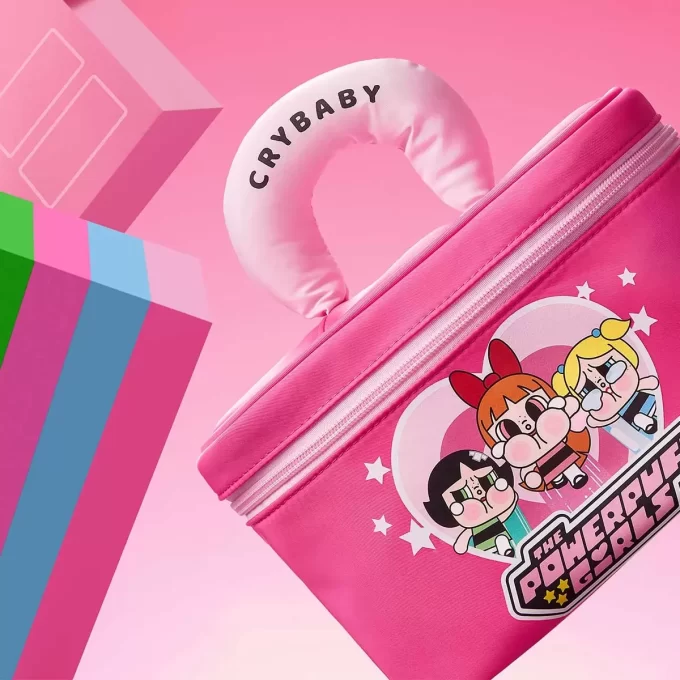 CRYBABY × Σειρά Powerpuff Girls – Τσάντα καλλυντικών
