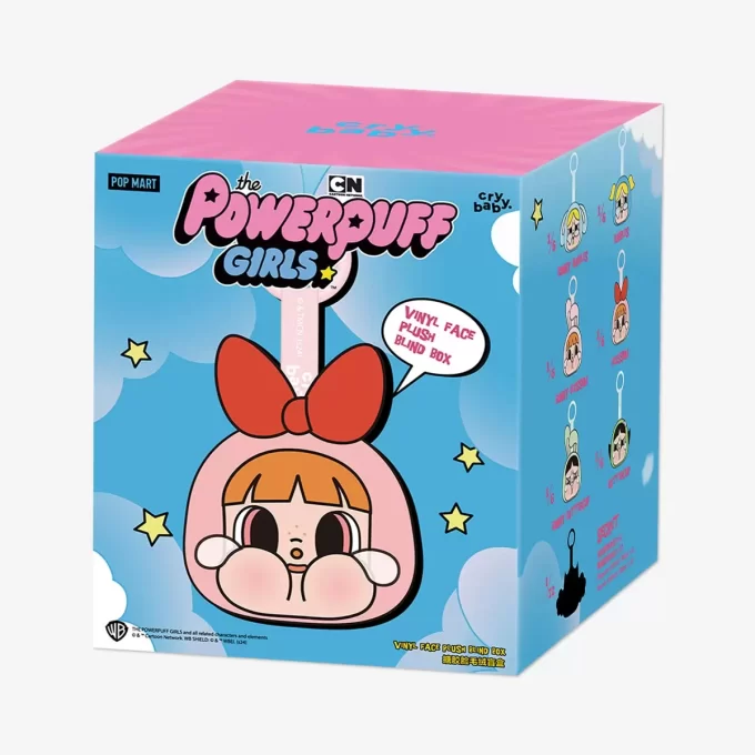 CRYBABY × Powerpuff Girls Series – Βινυλικό Κουτί με Πρόσωπο και Στρίφτες