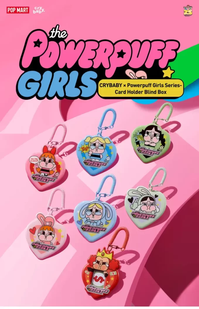 CRYBABY× Powerpuff Girls Series – Θήκη για Κάρτες – Κουτί με Τυφλά Σχέδια