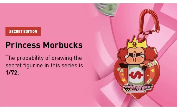 CRYBABY× Powerpuff Girls Series – Θήκη για Κάρτες – Κουτί με Τυφλά Σχέδια