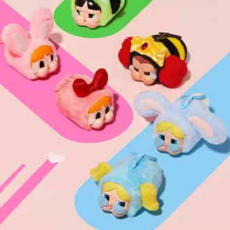 CRYBABY × Powerpuff Girls Series – Βινυλικό Κουτί με Πρόσωπο και Στρίφτες