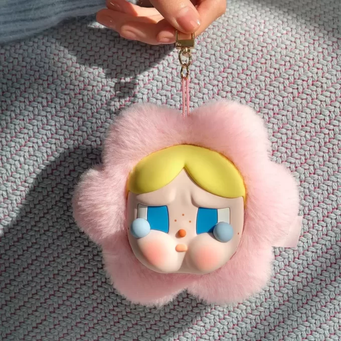 CRYBABY Sad Club Series – Τσάντα ακουστικών από σιλικόνη με βελούδο