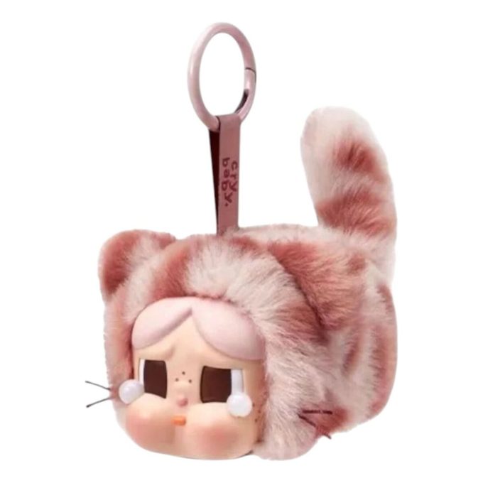 Λούτρινο Μενταγιόν Βινυλίου Crybaby Wild but Cutie “Pink Cutie”