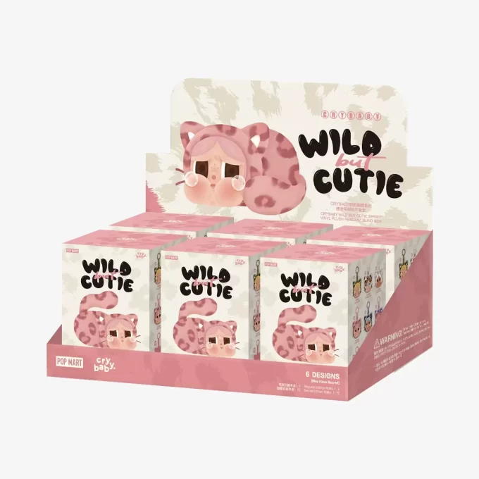 CRYBABY Wild But Cutie Series – Λούτρινο Κρεμαστό Κουτί Στρίφτ από Βινύλιο