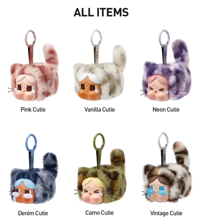 CRYBABY Wild But Cutie Series – Λούτρινο Κρεμαστό Κουτί Στρίφτ από Βινύλιο