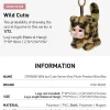 CRYBABY Wild But Cutie Series – Λούτρινο Κρεμαστό Κουτί Στρίφτ από Βινύλιο
