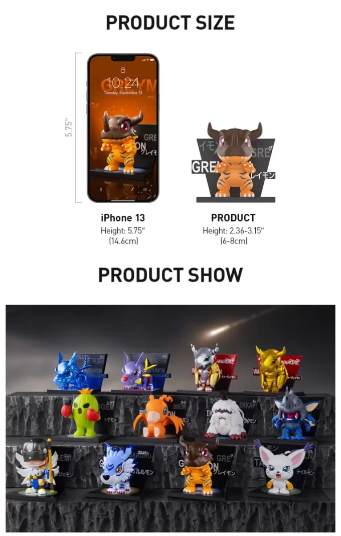 Φιγούρες Digimon Adventure Fridge Magnet Series