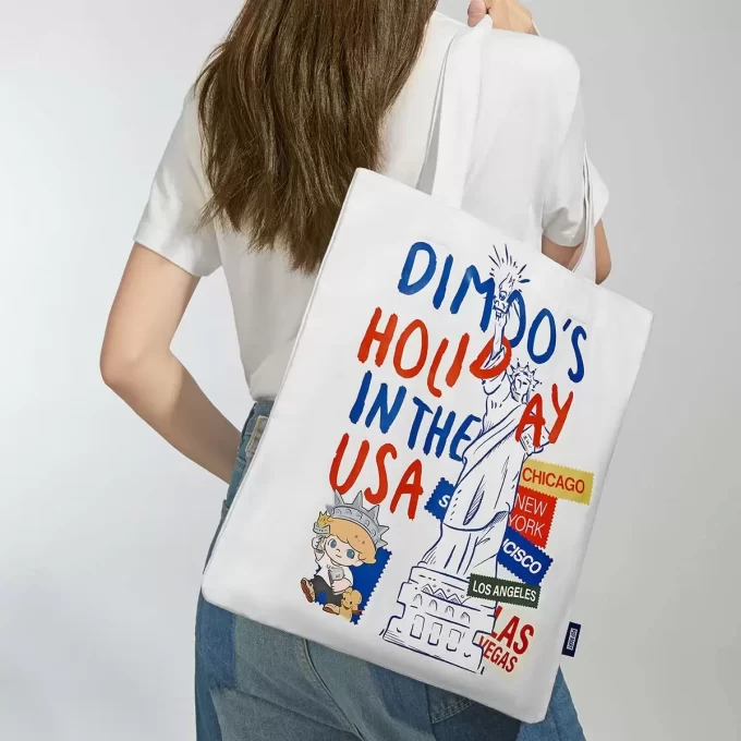 ΣΕΙΡΑ DIMOO’S HOLIDAY IN THE USA – Τσάντα από καμβά