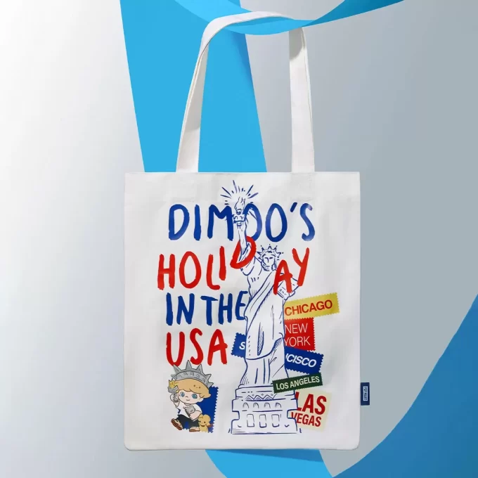 ΣΕΙΡΑ DIMOO’S HOLIDAY IN THE USA – Τσάντα από καμβά