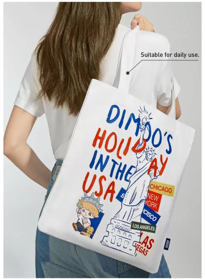 ΣΕΙΡΑ DIMOO’S HOLIDAY IN THE USA – Τσάντα από καμβά
