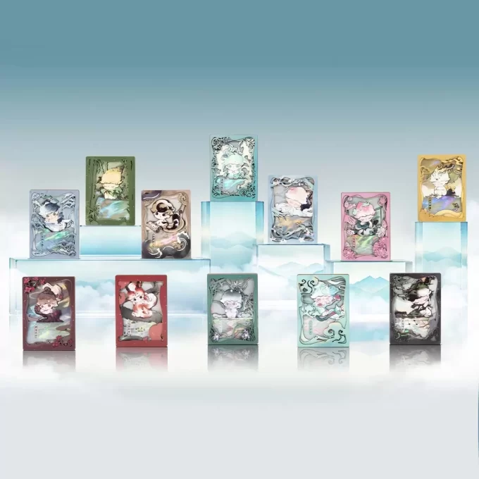 DIMOO Stories In The Cup Series Figures Collection Cards