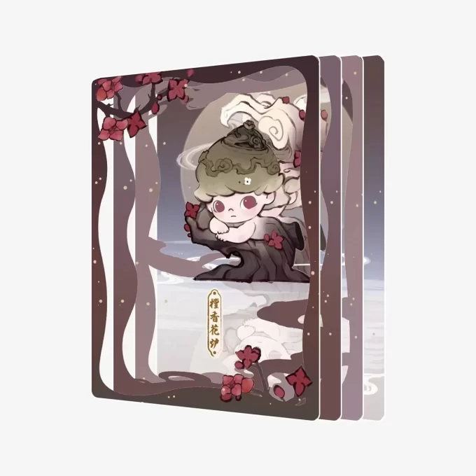 DIMOO Stories In The Cup Series Figures Collection Cards