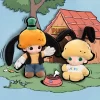 DIMOO WORLD × DISNEY Series – Κουτί για τυφλούς μπρελόκ βινυλίου με βελούδινο σχέδιο