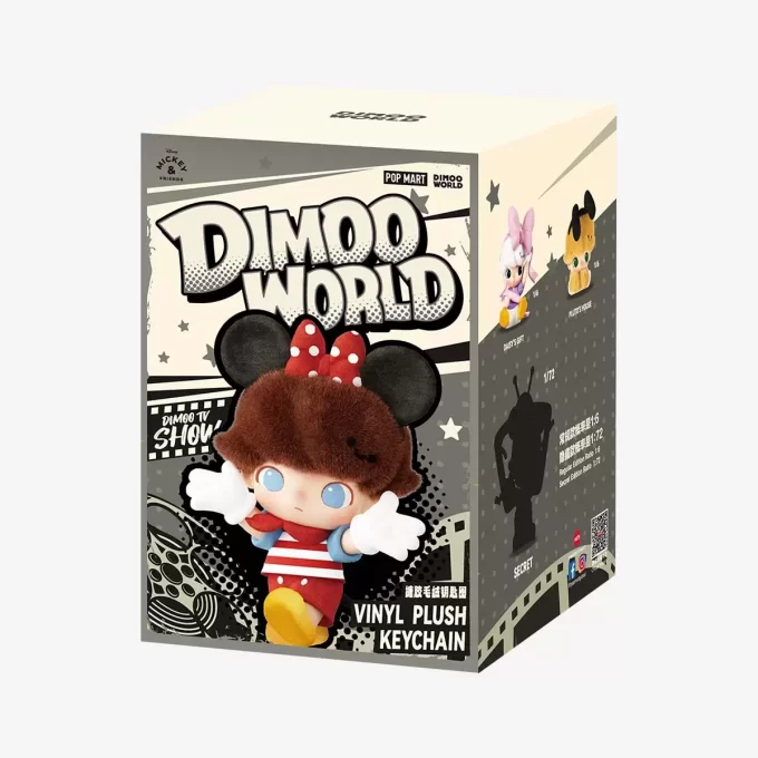 DIMOO WORLD × DISNEY Series – Κουτί για τυφλούς μπρελόκ βινυλίου με βελούδινο σχέδιο