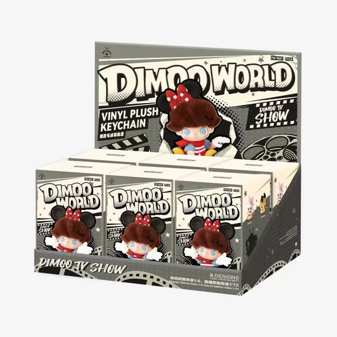 DIMOO WORLD × DISNEY Series – Κουτί για τυφλούς μπρελόκ βινυλίου με βελούδινο σχέδιο