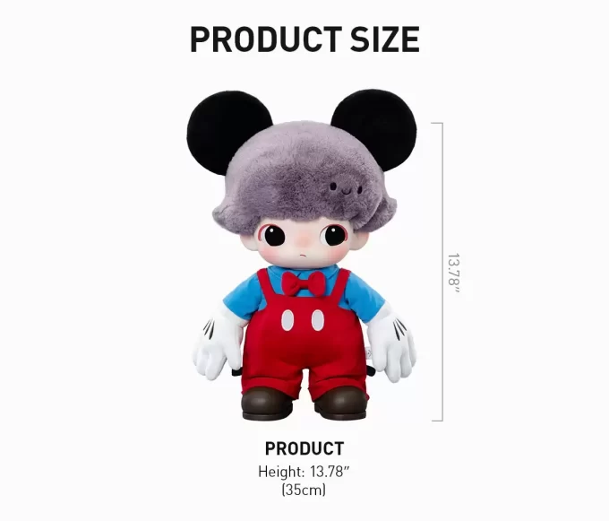 DIMOO WORLD × DISNEY Series-Πλεκτή τσάντα Mickey από βινύλιο
