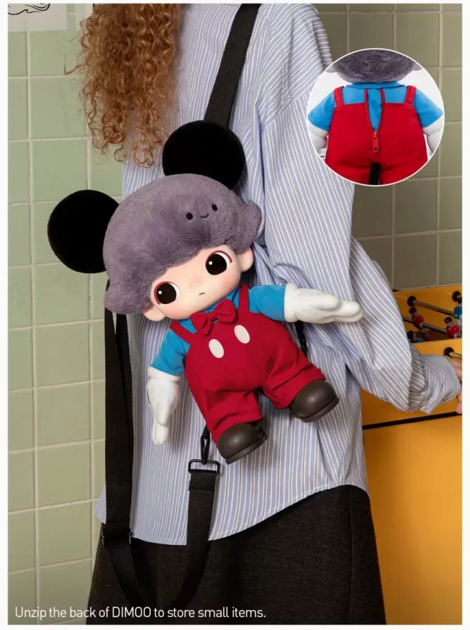 DIMOO WORLD × DISNEY Series-Πλεκτή τσάντα Mickey από βινύλιο