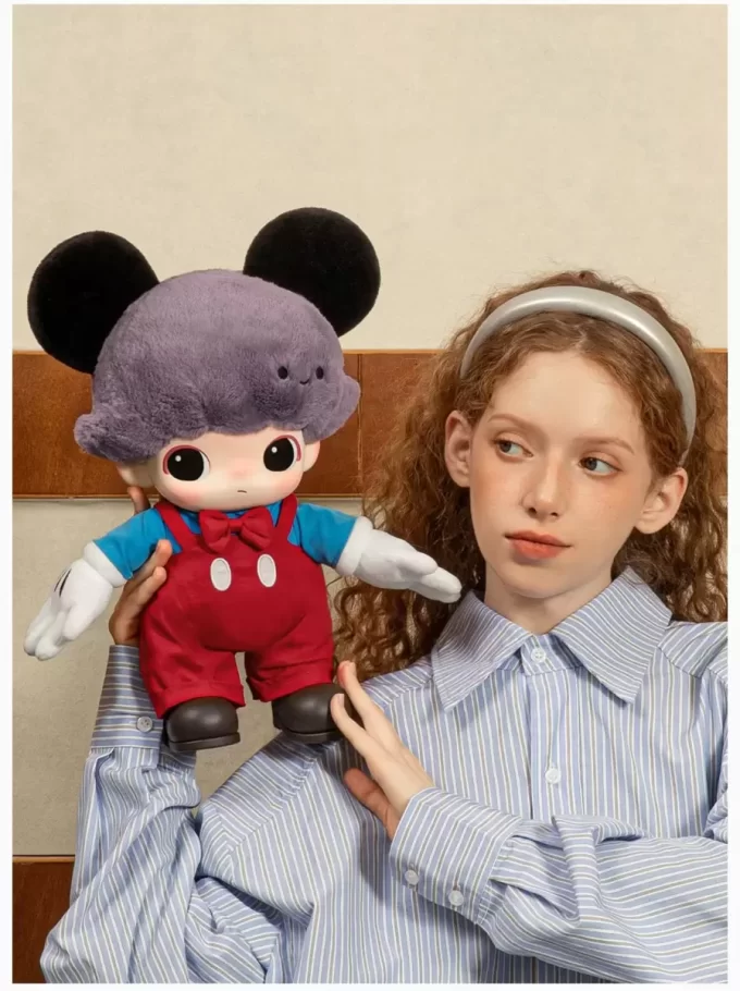 DIMOO WORLD × DISNEY Series-Πλεκτή τσάντα Mickey από βινύλιο