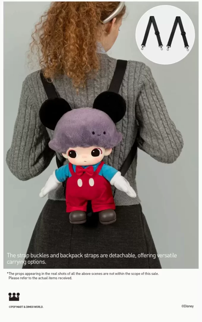 DIMOO WORLD × DISNEY Series-Πλεκτή τσάντα Mickey από βινύλιο