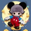 DIMOO WORLD × DISNEY Series-Πλεκτή τσάντα Mickey από βινύλιο