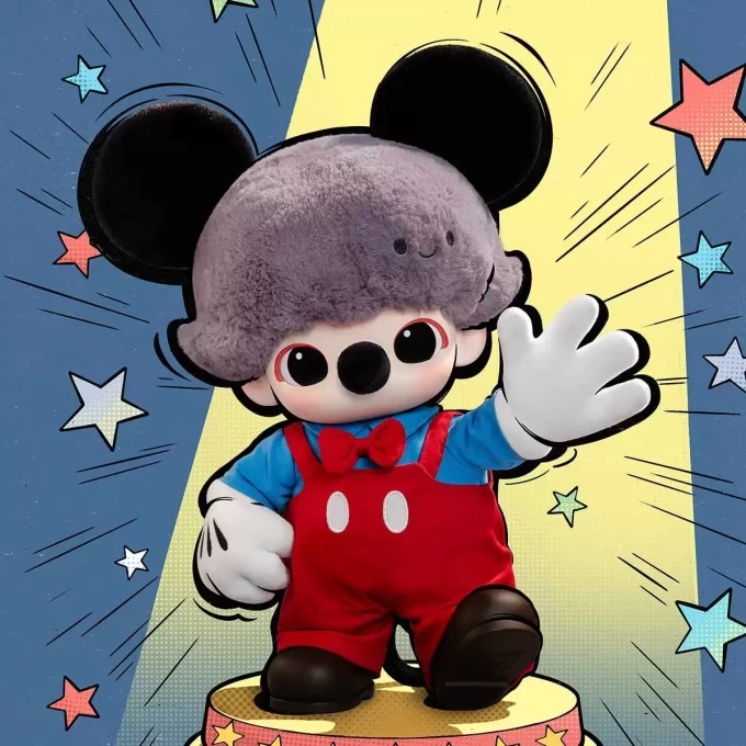 DIMOO WORLD × DISNEY Series-Πλεκτή τσάντα Mickey από βινύλιο