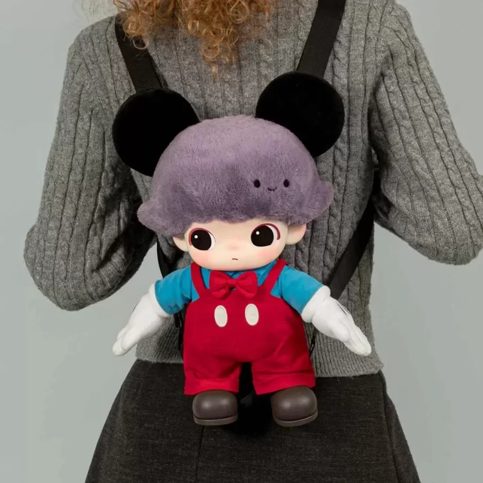 DIMOO WORLD × DISNEY Series-Πλεκτή τσάντα Mickey από βινύλιο