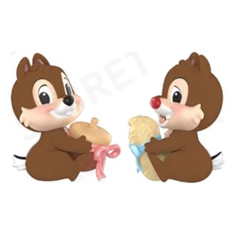 Disney Chip “N Dale Fun Loving Brother Series Φιγούρες “Exchange Gift” Secret Edition