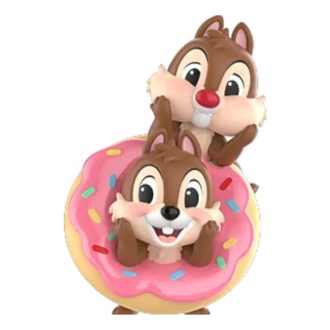 Disney Chip “N Dale Fun Loving Brother Series Φιγούρες “Ξύπνα νωρίς”