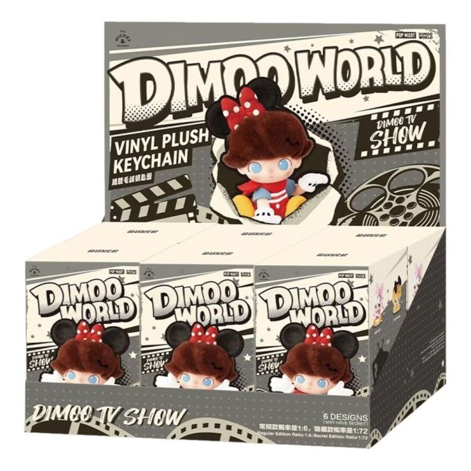 Disney Dimoo World Λούτρινο Κρεμαστό Βινύλιο με Σφραγισμένη Θήκη (6 Κουτιά Τυφλά)
