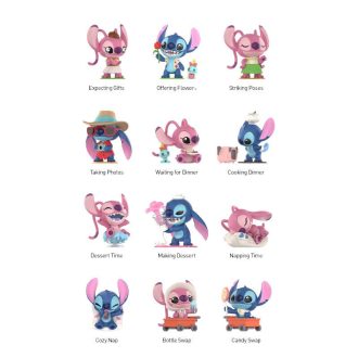 Φιγούρες Disney Stitch On a Date σε Σφραγισμένη Θήκη (12 Τυφλά Κουτιά)