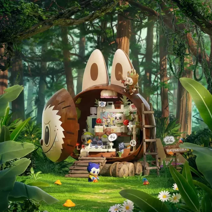 ΤΑ ΤΕΡΑΣΤΑ Forest Secret Base Series Μπλοκ