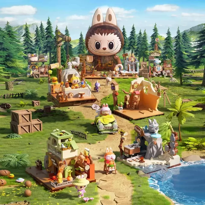 ΤΑ ΤΕΡΑΣΤΑ Forest Secret Base Series Μπλοκ Μέρος 2