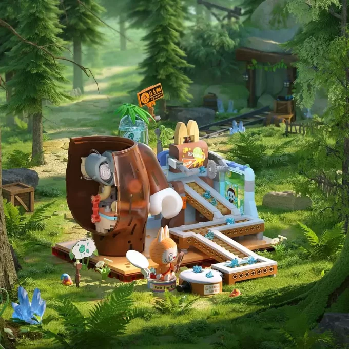ΤΑ ΤΕΡΑΣΤΑ Forest Secret Base Series Μπλοκ