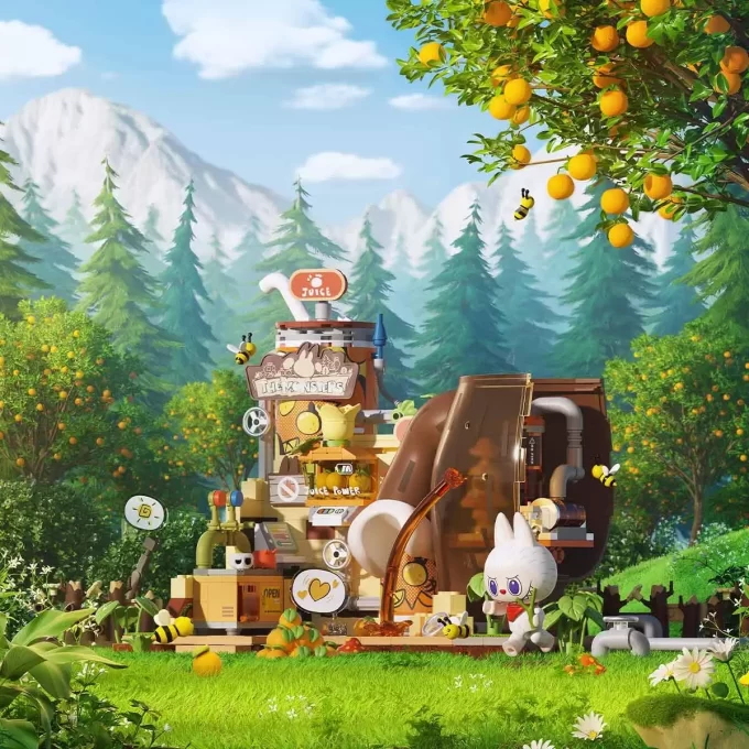 ΤΑ ΤΕΡΑΣΤΑ Forest Secret Base Series Μπλοκ