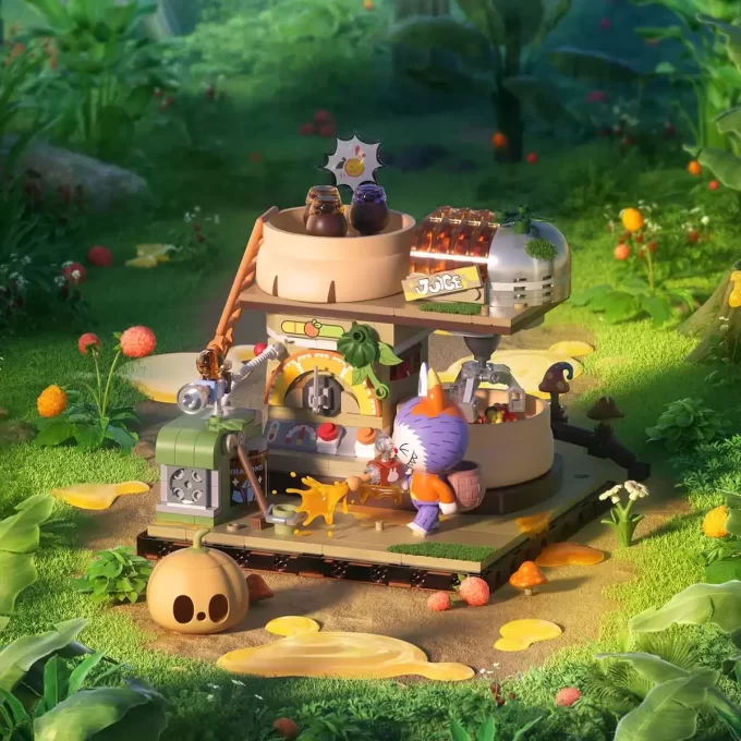 ΤΑ ΤΕΡΑΣΤΑ Forest Secret Base Series Μπλοκ