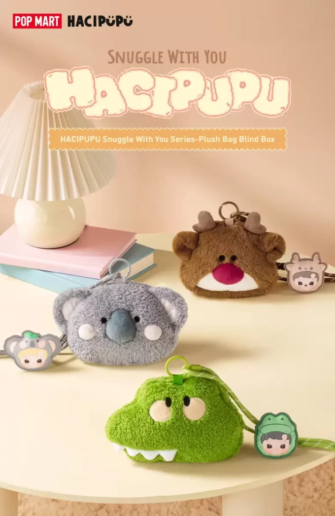 HACIPUPU Σειρά Snuggle With You – Λούτρινη Τσάντα – Κουτί με Τυφλά